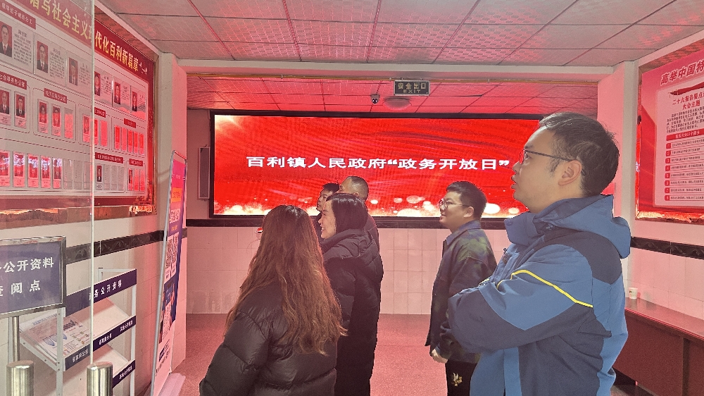 百利镇开展“政务开放日”活动