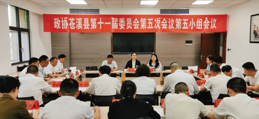 聚焦苍溪两会︱县政协十一届五次会议举行各委员小组会...
