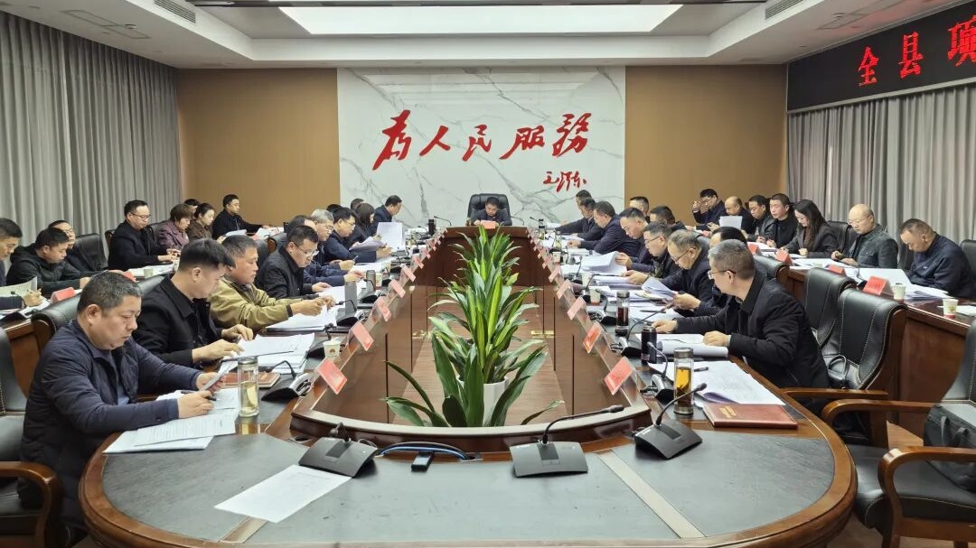 全县项目工作调度会召开